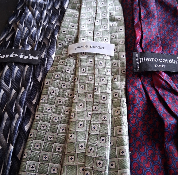 3 Old School Silk Designer Ties - Picture 1 of 8